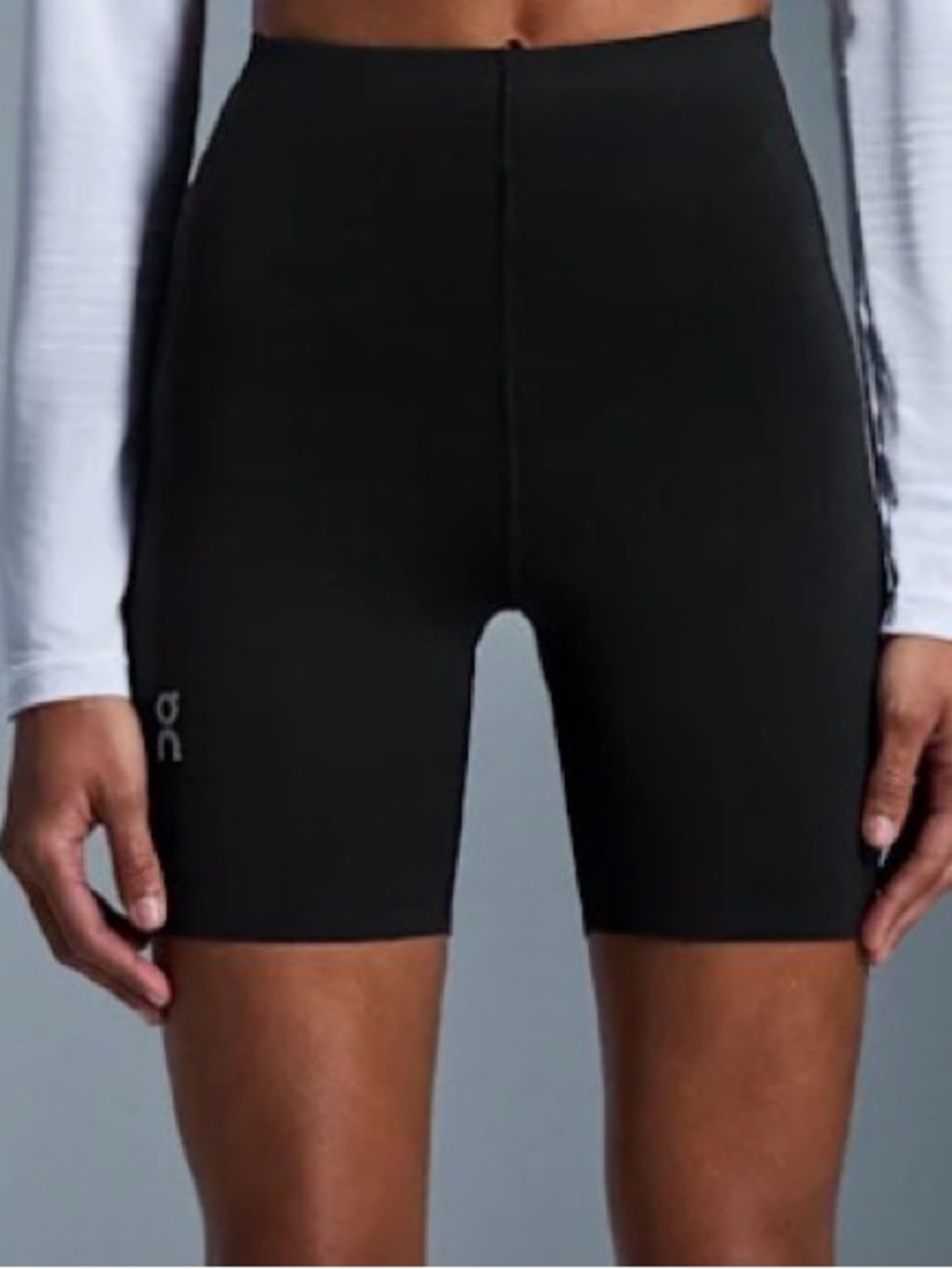 On Running Womens Black High-Rise Bike Shorts